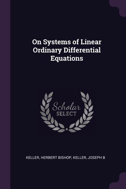Produktbild: On Systems of Linear Ordinary Differential Equations