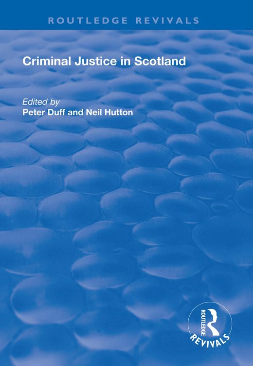 Produktbild: Criminal Justice in Scotland