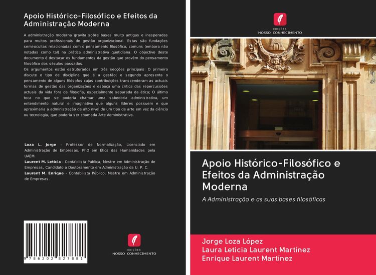 Produktbild: Apoio Hist&oacute;rico-Filos&oacute;fico e Efeitos da Administra&ccedil;&atilde;o Moderna