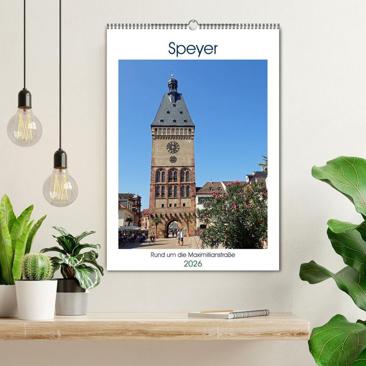 Produktbild: Speyer-Rund um die Maximilianstra&szlig;e (Wandkalender 2026 DIN A2 hoch), CALVENDO Monatskalender