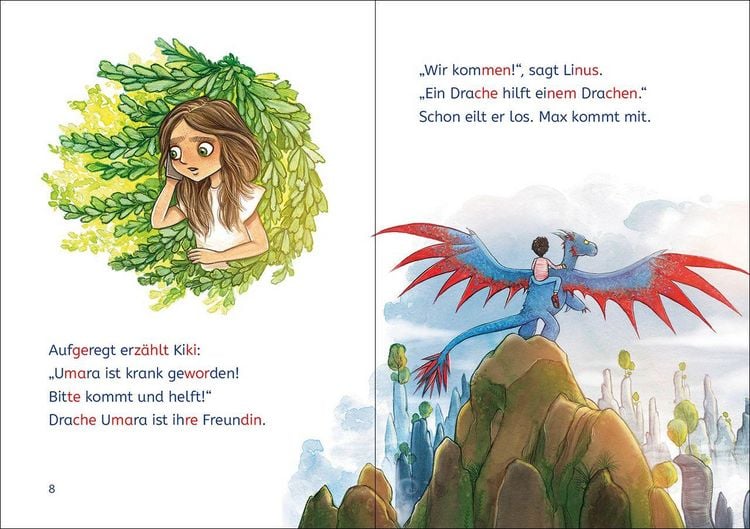 Produktbild: Lesel&ouml;wen 1. Klasse - Notfall im Drachenpark