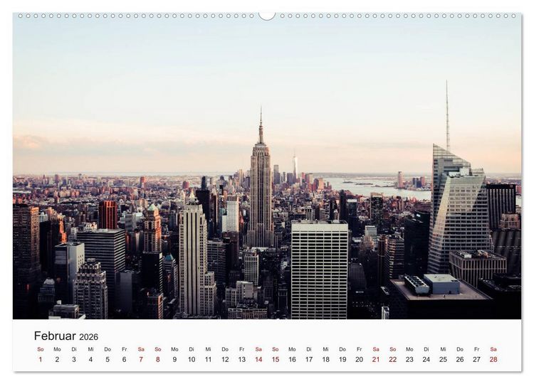 Produktbild: Traumstadt New York (Wandkalender 2026 DIN A2 quer), CALVENDO Monatskalender