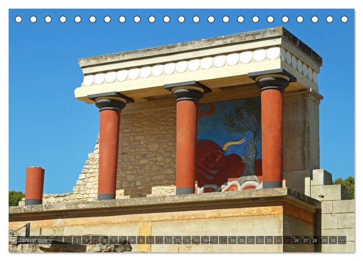 Produktbild: Gro&szlig;er Grieche Kreta (Tischkalender 2026 DIN A5 quer), CALVENDO Monatskalender