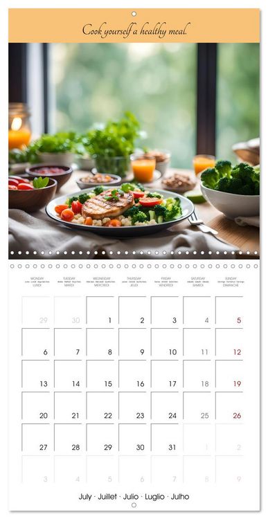 Produktbild: Your spa days at home - Creative AI ideas for home wellness (Wall Calendar 2026 12 &times; 12 Inch) CALVENDO 12 Month Wall Calendar