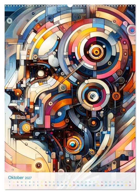Produktbild: Syn&auml;sthetische Kunst - Musik in Farben und Formen (hochwertiger Premium Wandkalender 2027 DIN A2 hoch), Kunstdruck in Hochglanz