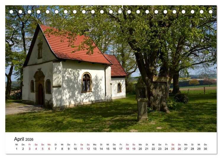 Produktbild: Durch das Paderborner Land (Tischkalender 2026 DIN A5 quer), CALVENDO Monatskalender
