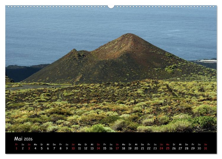 Produktbild: La Palma, Isla bonita (Wandkalender 2026 DIN A2 quer), CALVENDO Monatskalender