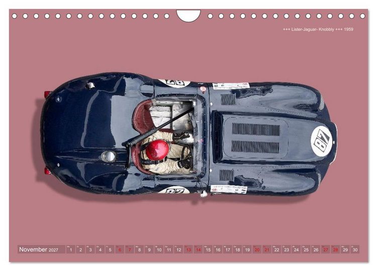 Produktbild: Two-Seater Racing Cars 1950-1960 (Wandkalender 2027 DIN A4 quer), CALVENDO Monatskalender