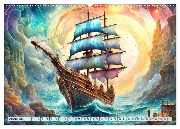 Produktbild: Sail of eternity (Wall Calendar 2026 DIN A2 landscape), CALVENDO 12 Month Wall Calendar