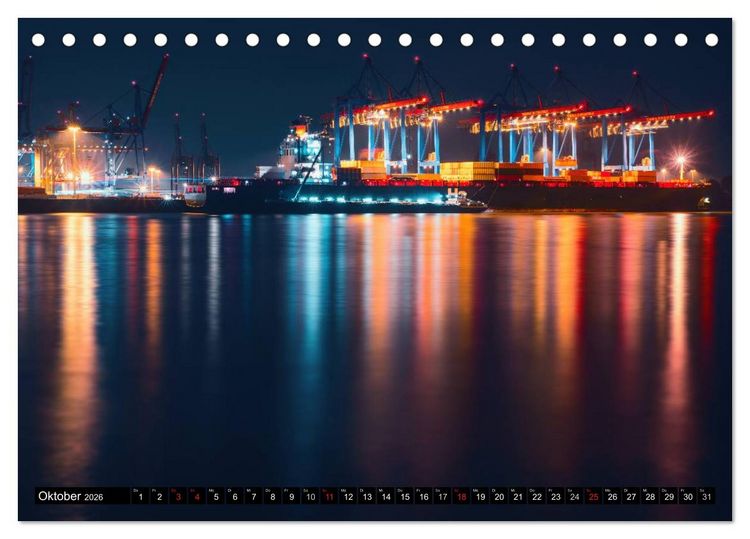 Produktbild: Hamburg - die sch&ouml;nste Stadt der Welt (Tischkalender 2026 DIN A5 quer), CALVENDO Monatskalender