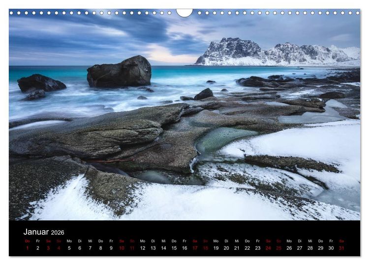 Produktbild: Lofoten - Inseln im Nordmeer (Wandkalender 2026 DIN A3 quer), CALVENDO Monatskalender