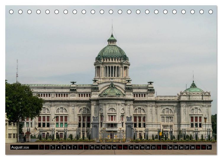 Produktbild: Bangkok - Thailand (Tischkalender 2026 DIN A5 quer), CALVENDO Monatskalender