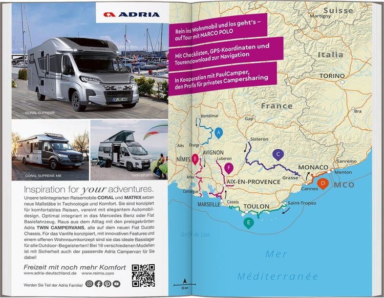 Produktbild: MARCO POLO Camper Guide Provence & C&ocirc;te d`Azur