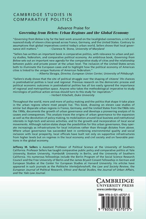 Produktbild: Governing from Below