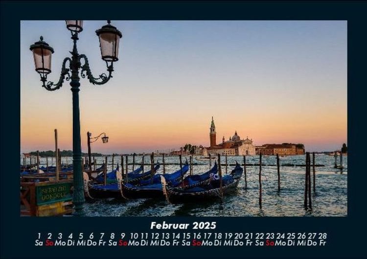 Produktbild: Venedig 2025 Fotokalender DIN A5