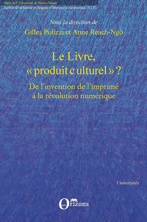 Produktbild: Le livre, &quote;produit culturel&quote; ? - de l'invention de l'imprime
