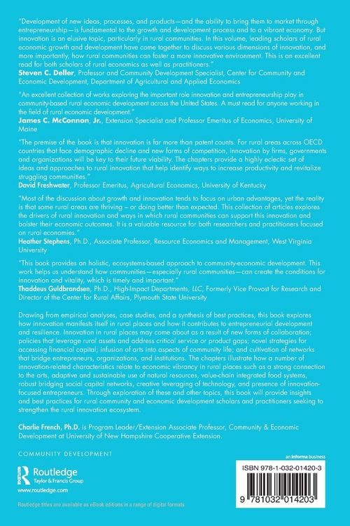 Produktbild: Building Rural Community Resilience Through Innovation and Entrepreneurship