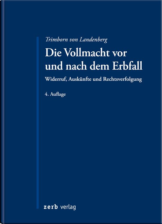 Produktbild: Die Vollmacht vor und nach dem Erbfall