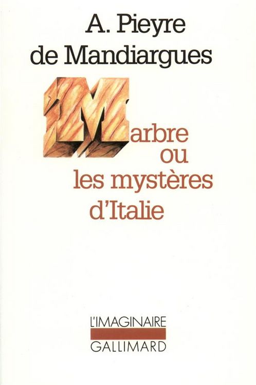Produktbild: Marbre ou les mystères d'Italie