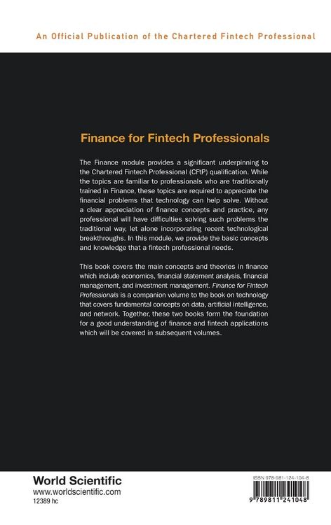 Produktbild: Finance For Fintech Professionals