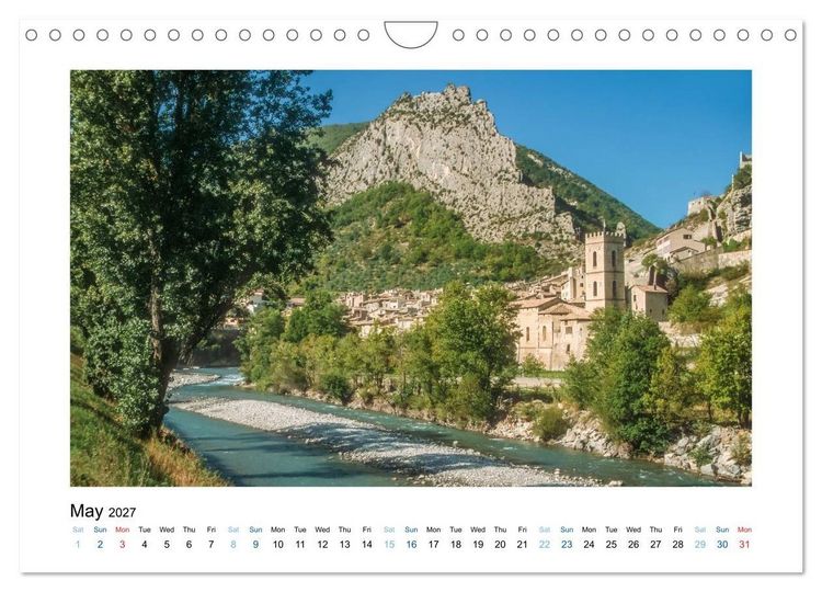 Produktbild: French Riviera The Light of the Blue Coast (Wall Calendar 2027 DIN A4 landscape), CALVENDO 12 Month Wall Calendar