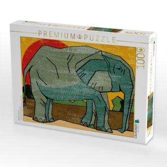 Produktbild: CALVENDO Puzzle Elefanten-Traum 6 | 1000 Teile Lege-Gr&ouml;&szlig;e 64x48cm Foto-Puzzle f&uuml;r gl&uuml;ckliche Stunden