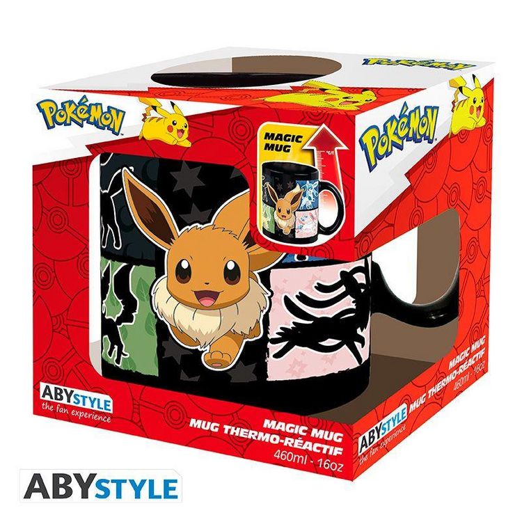 Produktbild: POKEMON - Mug Heat Change - 460 ml - Eevee - cardboard box