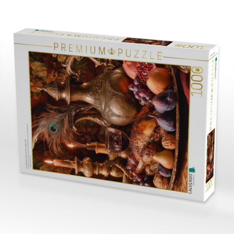Produktbild: CALVENDO Puzzle Ein gedeckter Tisch, ein Herz voller F&uuml;lle | 1000 Teile Lege-Gr&ouml;&szlig;e 64x48cm Foto-Puzzle f&uuml;r gl&uuml;ckliche Stunden