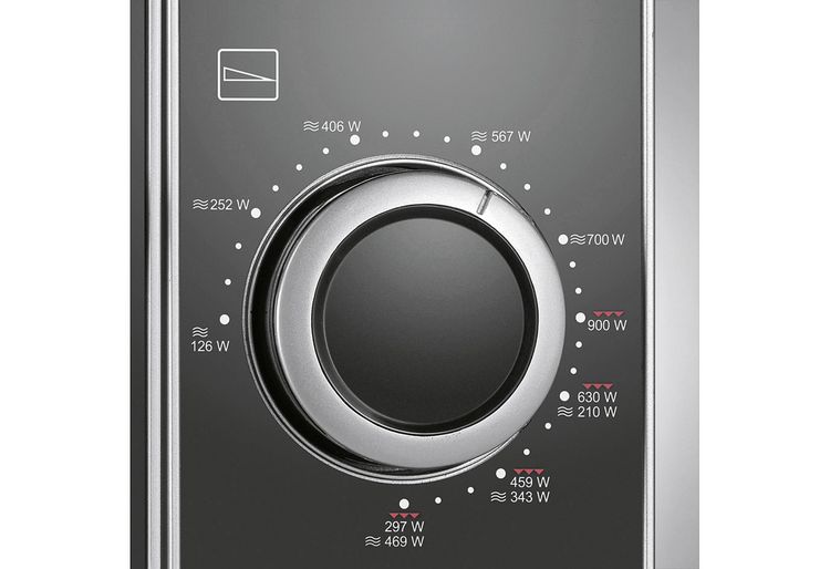 Produktbild: Severin MW 7771 Mikrowelle Schwarz/Silber 700 W Grillfunktion, Timerfunktion