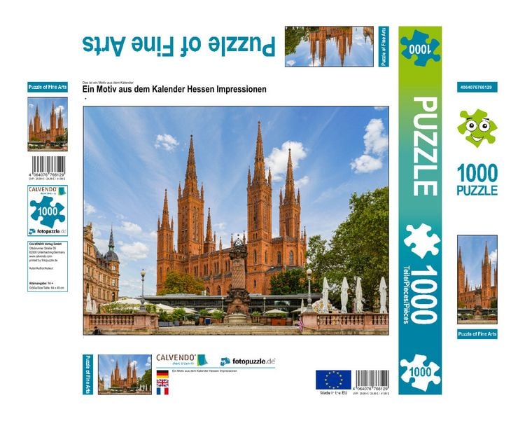 Produktbild: CALVENDO Puzzle Ein Motiv aus dem Kalender Hessen Impressionen | 1000 Teile Lege-Gr&ouml;&szlig;e 64x48cm Foto-Puzzle f&uuml;r gl&uuml;ckliche Stunden