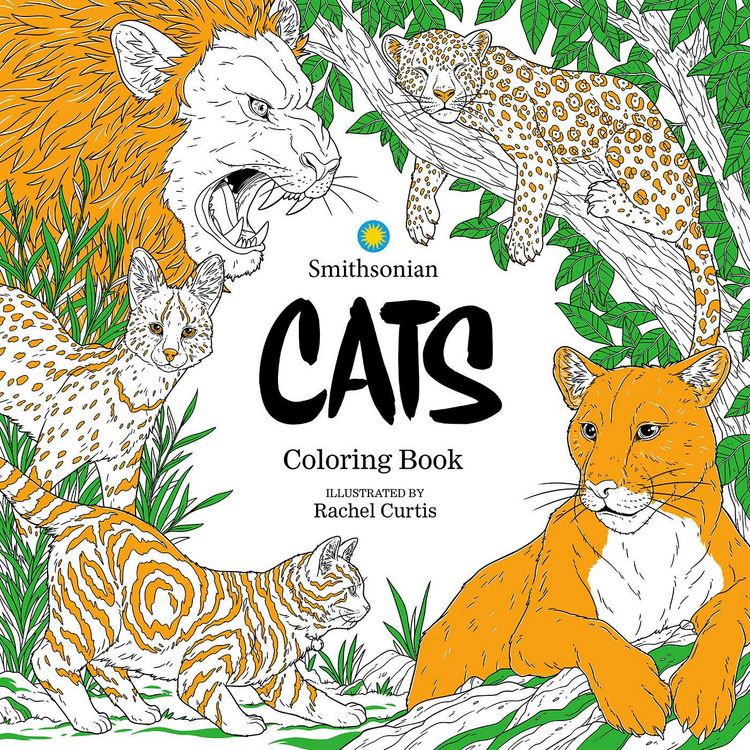 Produktbild: Cats: A Smithsonian Coloring Book