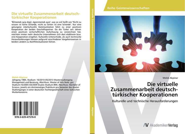 Produktbild: Die virtuelle Zusammenarbeit deutsch-t&uuml;rkischer Kooperationen