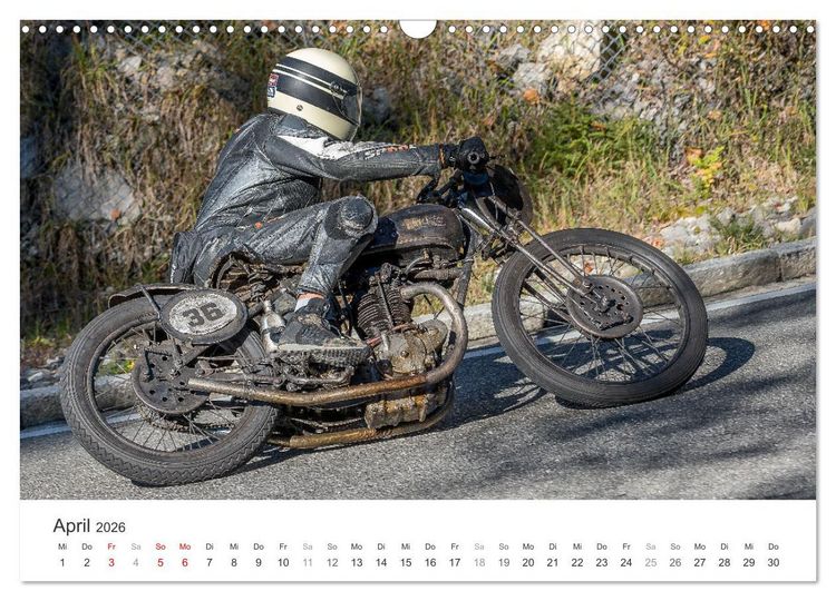 Produktbild: Motorr&auml;der am Jochpass (Wandkalender 2026 DIN A3 quer), CALVENDO Monatskalender