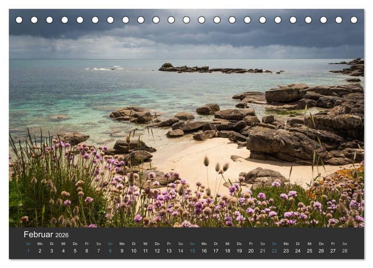 Produktbild: Bretagne - Land am Meer (Tischkalender 2026 DIN A5 quer), CALVENDO Monatskalender