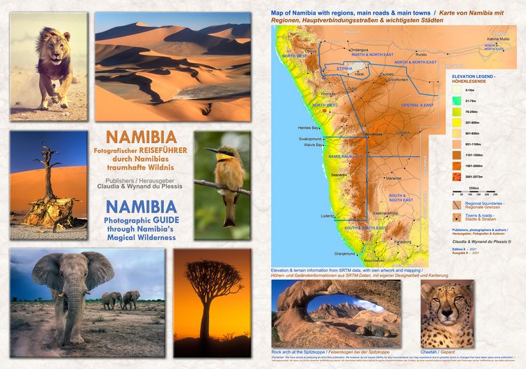 Produktbild: Das komplette Kartenset NAMIBIA Plus (4-teilig)