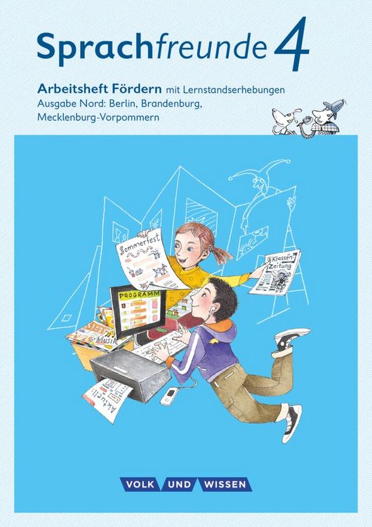 Produktbild: Sprachfreunde - Sprechen - Schreiben - Spielen - Ausgabe Nord (Berlin, Brandenburg, Mecklenburg-Vorpommern) - Neubearbeitung 2015 - 4. Schuljahr