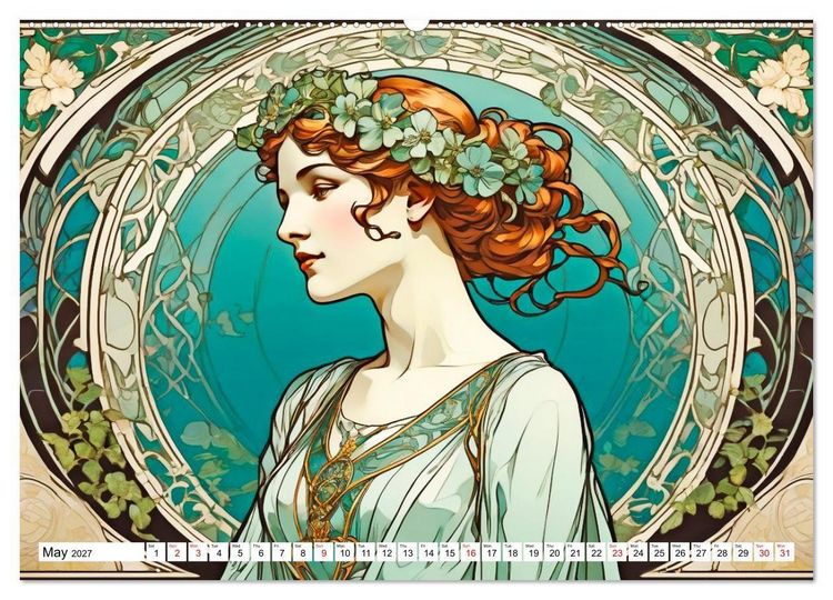 Produktbild: Daphne&rsquo;s Habitats, the Graphic Worlds of a Digital Muse (High Quality Premium Wall Calendar 2027 DIN A2 landscape),CALVENDO 12 Month Wall Calendar