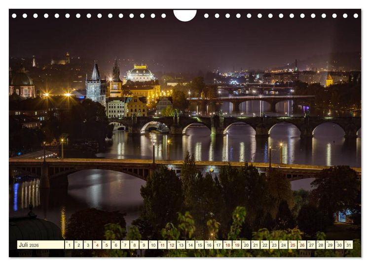 Produktbild: Die sch&ouml;ne Stadt Prag (Wandkalender 2026 DIN A4 quer), CALVENDO Monatskalender