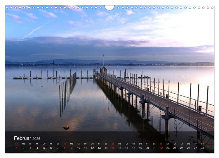 Produktbild: Stimmungsvoller Bodensee (Wandkalender 2026 DIN A3 quer), CALVENDO Monatskalender
