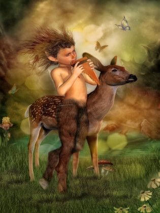 Produktbild: CALVENDO Puzzle Kleiner Faun | 1000 Teile Lege-Gr&ouml;&szlig;e 64x48cm Foto-Puzzle f&uuml;r gl&uuml;ckliche Stunden