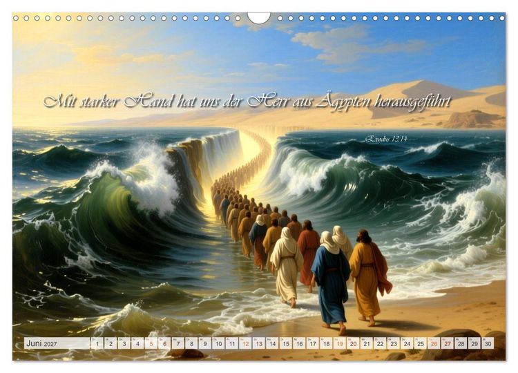 Produktbild: Die Kraft der Bibel (Wandkalender 2027 DIN A3 quer), CALVENDO Monatskalender