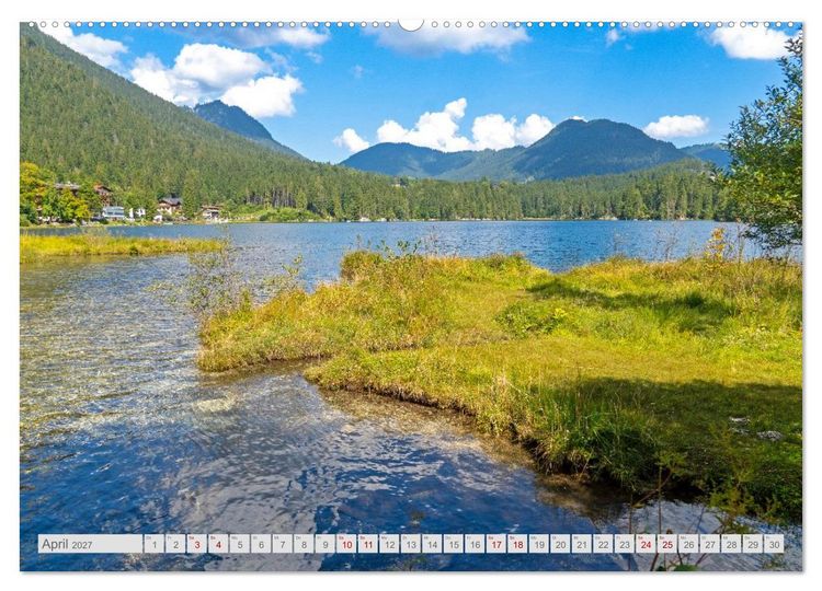 Produktbild: Malerische Bergseen in den bayerischen Alpen (Wandkalender 2027 DIN A2 quer), CALVENDO Monatskalender