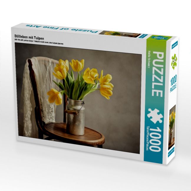 Produktbild: CALVENDO Puzzle Stillleben mit Tulpen | 1000 Teile Lege-Gr&ouml;&szlig;e 64x48cm Foto-Puzzle f&uuml;r gl&uuml;ckliche Stunden