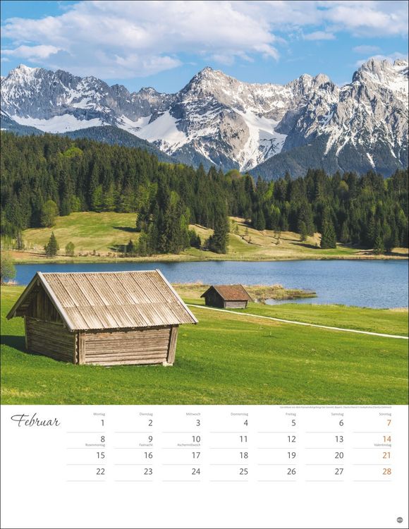 Produktbild: Sch&ouml;nes Alpenland Posterkalender 2027