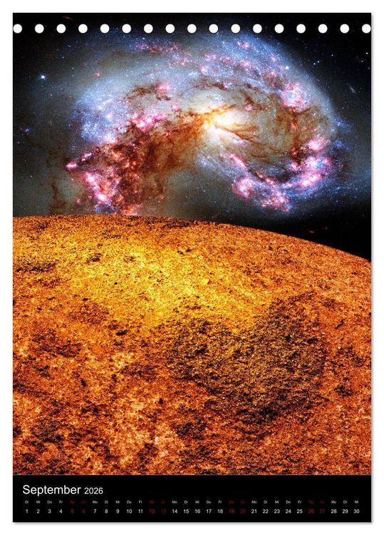 Produktbild: Mikrokosmos &ndash; Makrokosmos (Tischkalender 2026 DIN A5 hoch), CALVENDO Monatskalender
