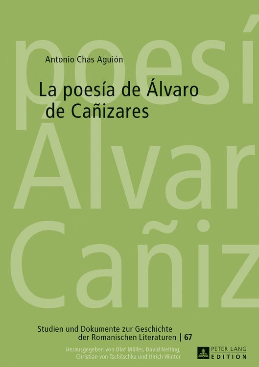 Produktbild: La poes&iacute;a de &Aacute;lvaro de Ca&ntilde;izares