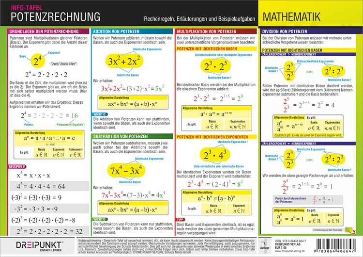 Produktbild: Potenzrechnung
