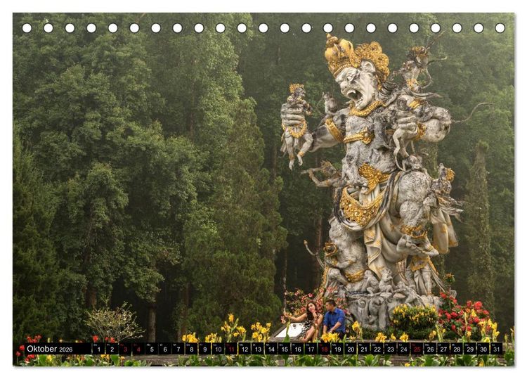 Produktbild: Bali - Indonesien (Tischkalender 2026 DIN A5 quer), CALVENDO Monatskalender