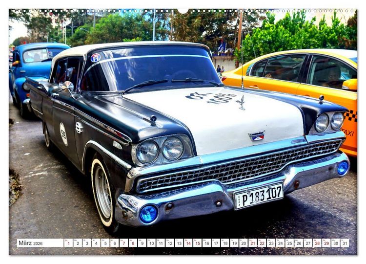 Produktbild: FORD 1959 - Die Auto-Legende (Wandkalender 2026 DIN A2 quer), CALVENDO Monatskalender