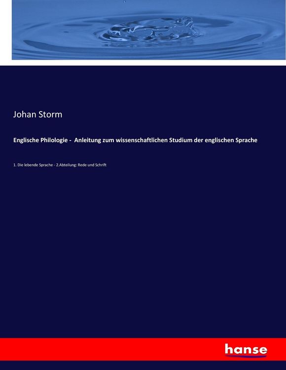 Produktbild: Englische Philologie - Anleitung zum wissenschaftlichen Studium der englischen Sprache